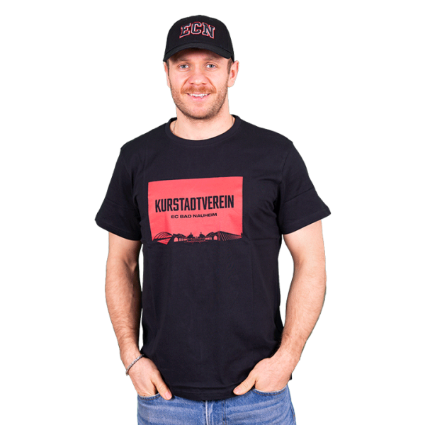 Kurstadtverein T-Shirt-schwarz/rot Herren