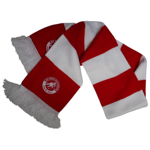 Balkenschal Rot & Weiß