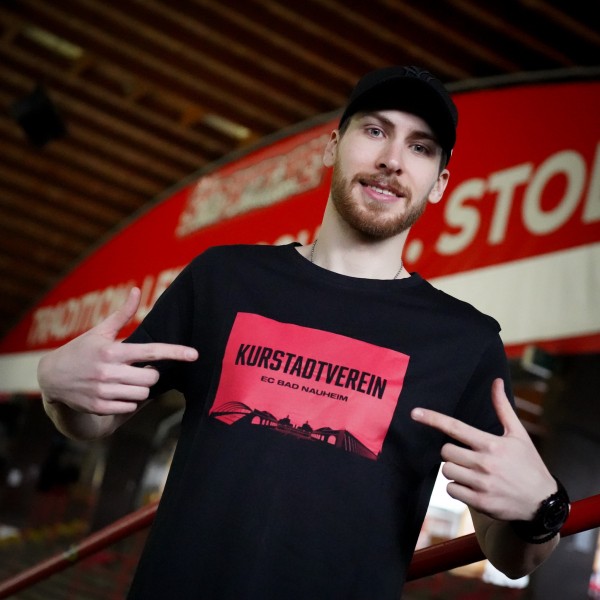 Kurstadtverein T-Shirt-schwarz/rot Herren