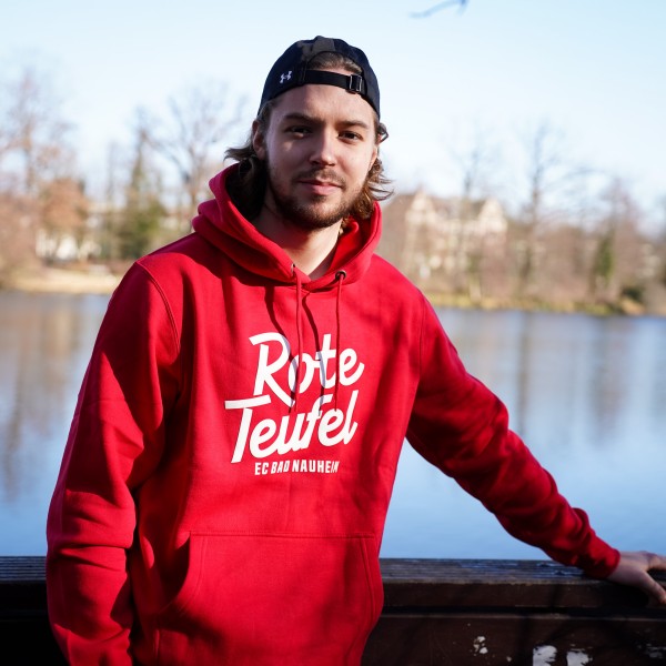 Rote Teufel Kaputzenpullover - Herren